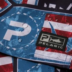 Apparel Blue Water Americamo Sticker Fishing Shorts 11 Apparel Blue Water Americamo Sticker Fishing Shorts