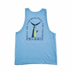 Apparel Fishtail Blue Marlin Tank Top Mens
