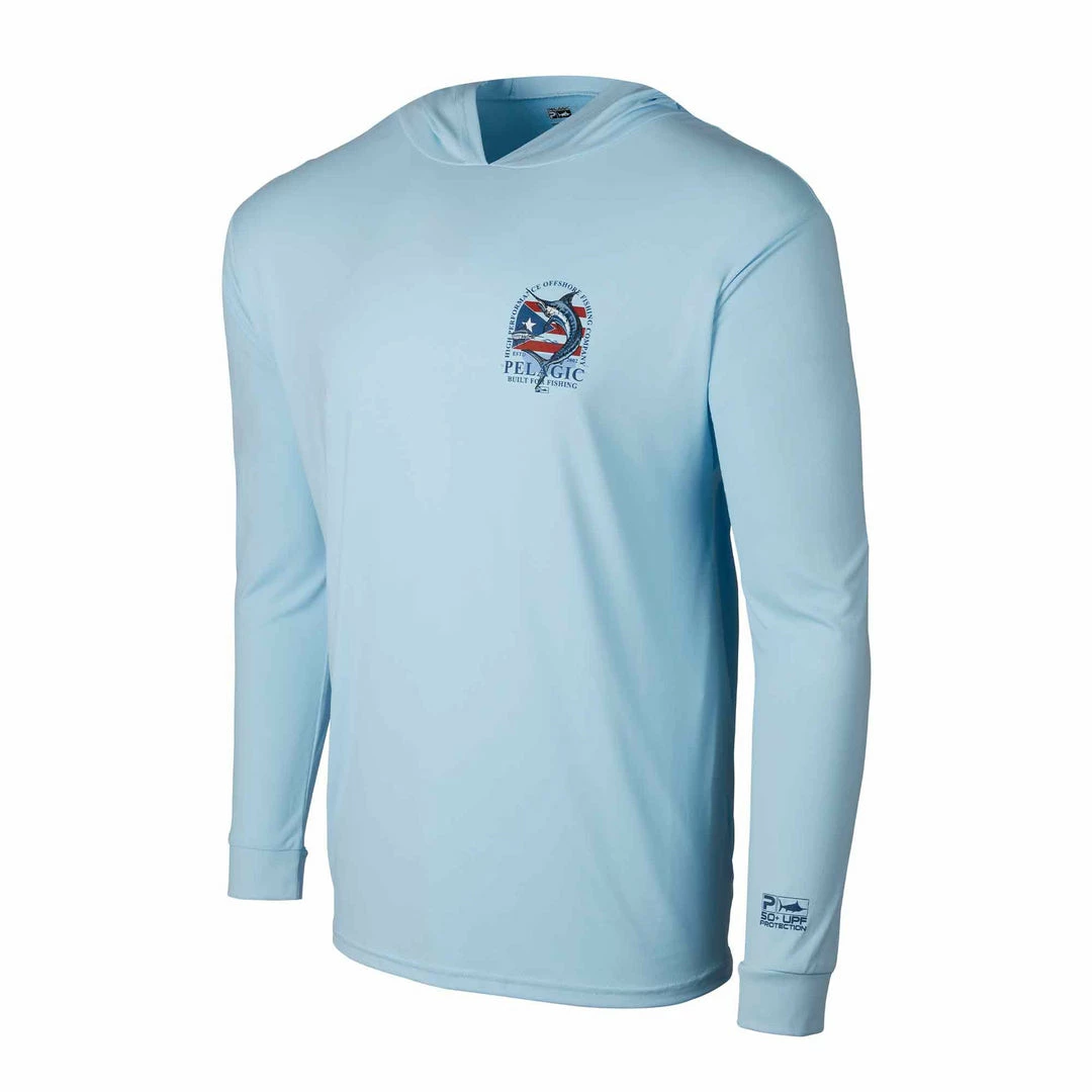 Apparel Mens Aquatek Puerto Rico Hooded Fishing Shirt 4 Apparel Mens Aquatek Puerto Rico Hooded Fishing Shirt