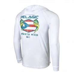 Apparel Vaportek Puerto Rico Hooded Fishing Shirt