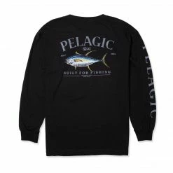 Apparel Yellowfin Tuna Long Sleeve Fishing T-Shirt Mens