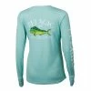 Apparel Aquatek Dolphin Fish Fishing Shirt - Women's