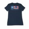 Apparel Womens Americamo Icon Fishing T-Shirt - Women's