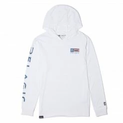 Apparel Youth Aquatek Icon Hooded Fishing Shirt Sun Protection System