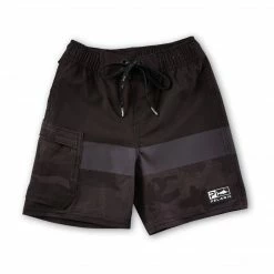 Apparel Kid's Blue Water Camo Fishing Shorts Kids 3T - 5T