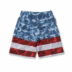 Apparel Kid's Sharkskin Americamo Fishing Shorts