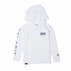 Apparel Kid's Aquatek Icon Hooded Fishing Shirt