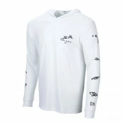 Apparel Aquatek Gyotaku Hooded Fishing Shirt Best Sellers