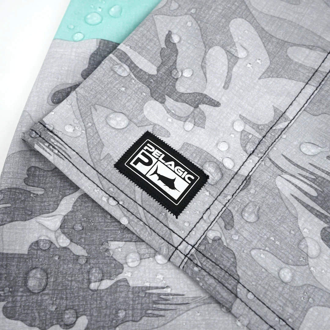 Apparel Blue Water Camo Fishing Shorts Mens 7 Apparel Blue Water Camo Fishing Shorts Mens