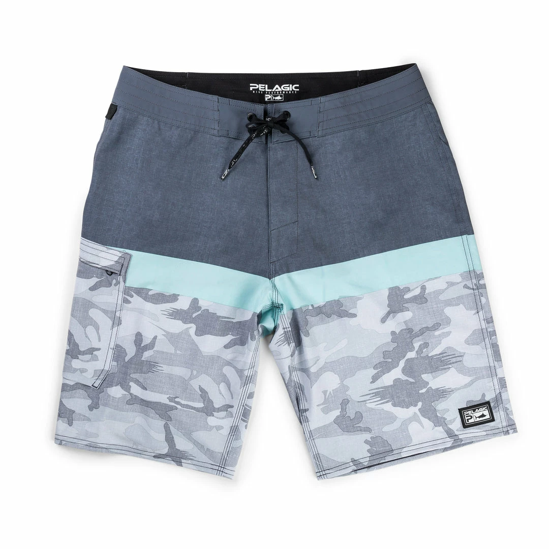 Apparel Blue Water Camo Fishing Shorts Mens 3 Apparel Blue Water Camo Fishing Shorts Mens