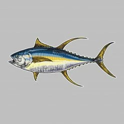 Apparel Decal - Yellowfin Tuna